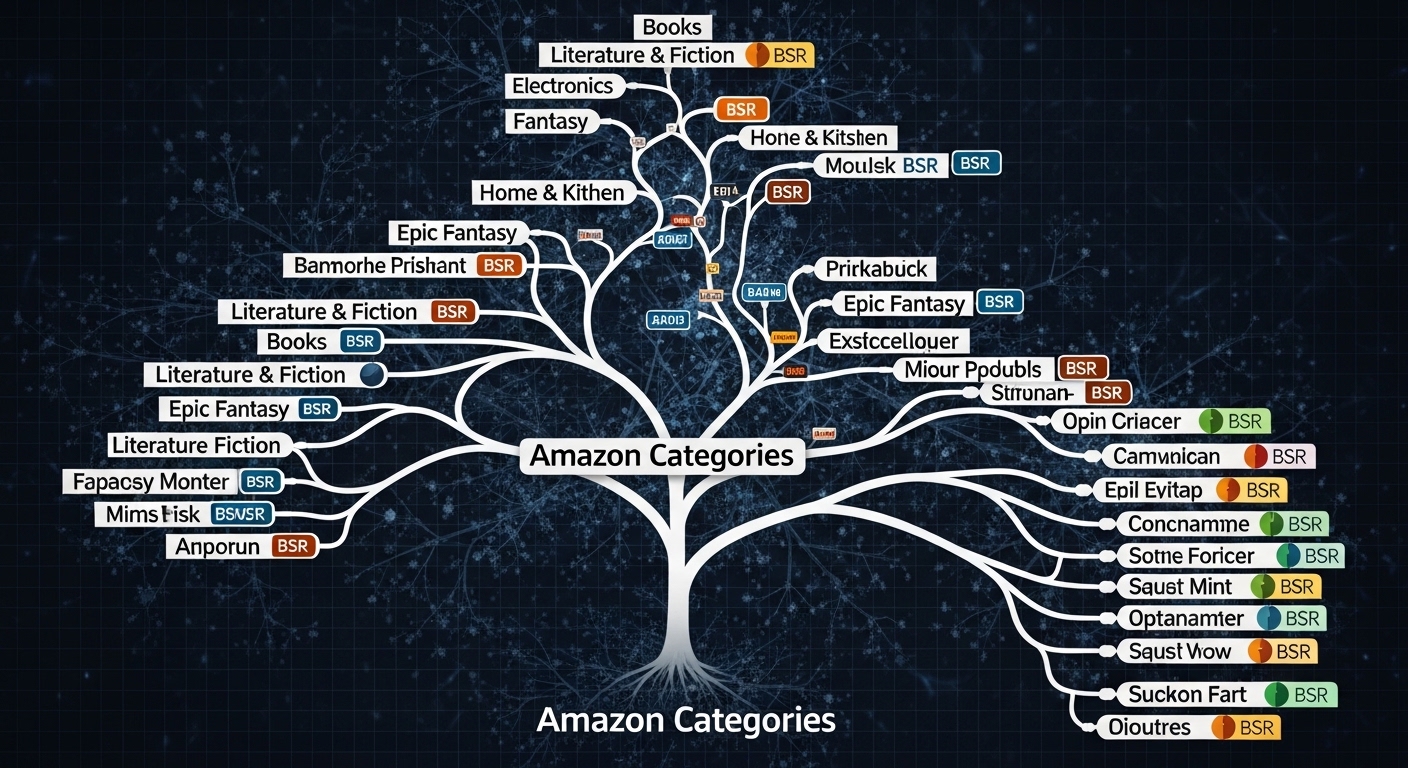 Amazon KDP category tree — how KDP book categories and browse nodes work for self-publishers