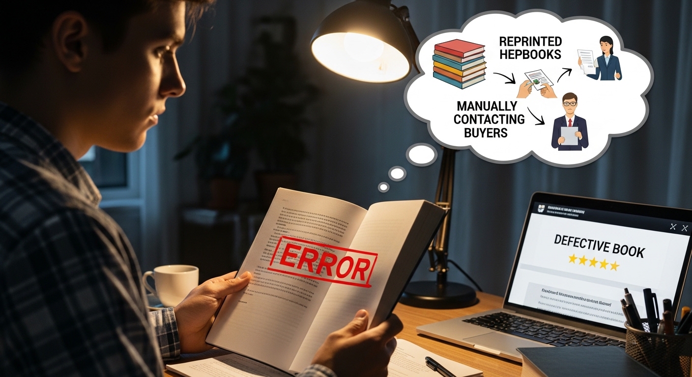 KDP bookshelf showing three-dot menu with Order Author Copies option