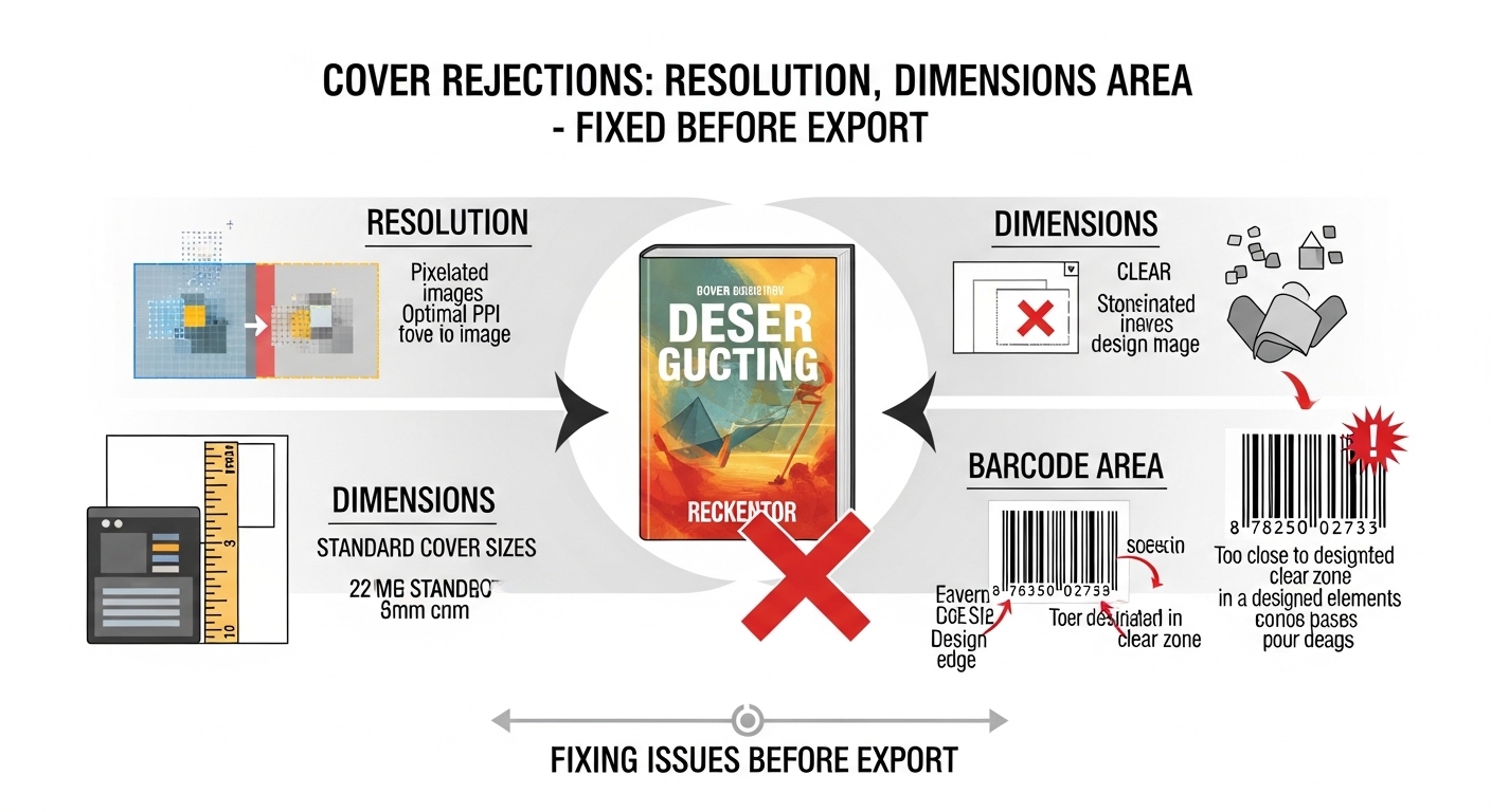 KDP rejection guide — Amazon KDP rejection errors explained and fixed for self-publishers