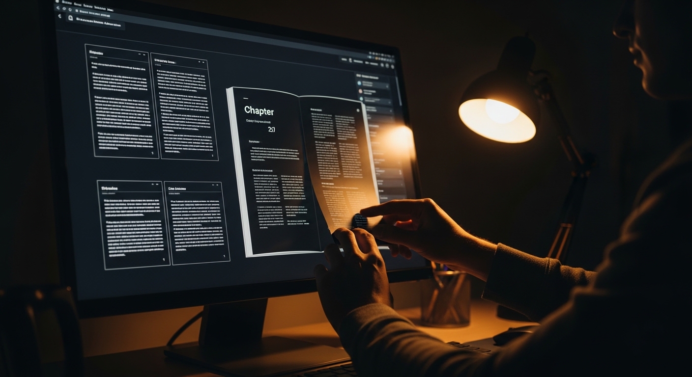 KDP book preview — reviewing manuscript interior in the KDP online previewer before publishing
